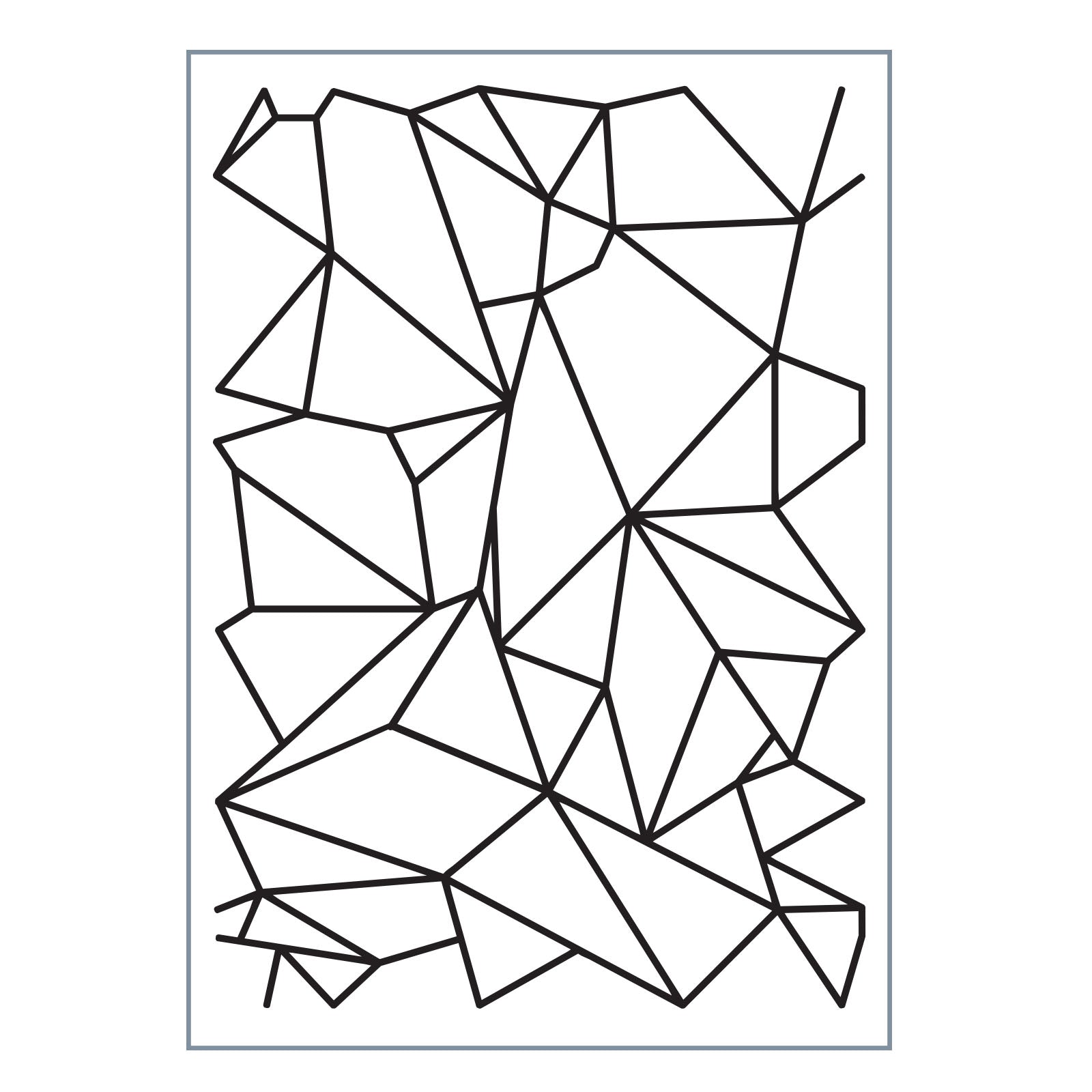 Vaessen creative • love it gaufrage dossier lignes graphiques