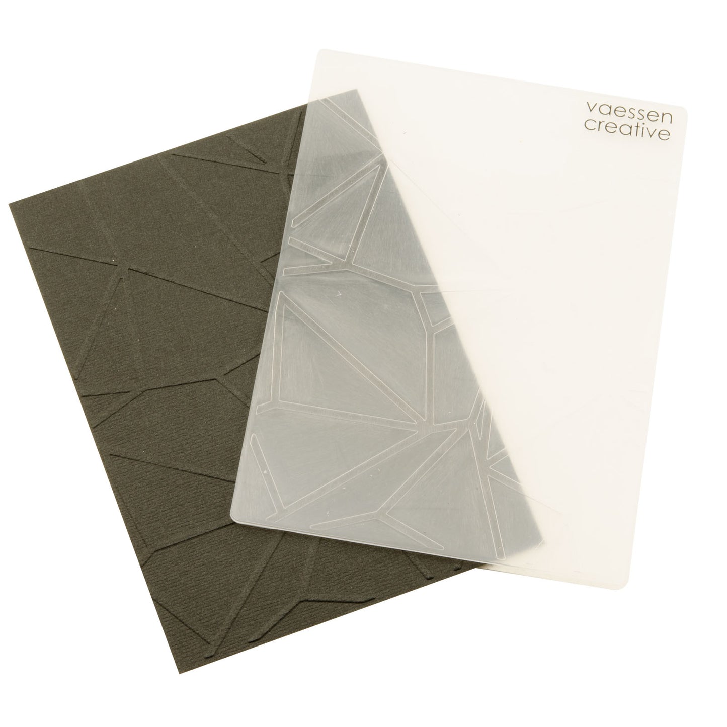 Vaessen creative • love it gaufrage dossier lignes graphiques