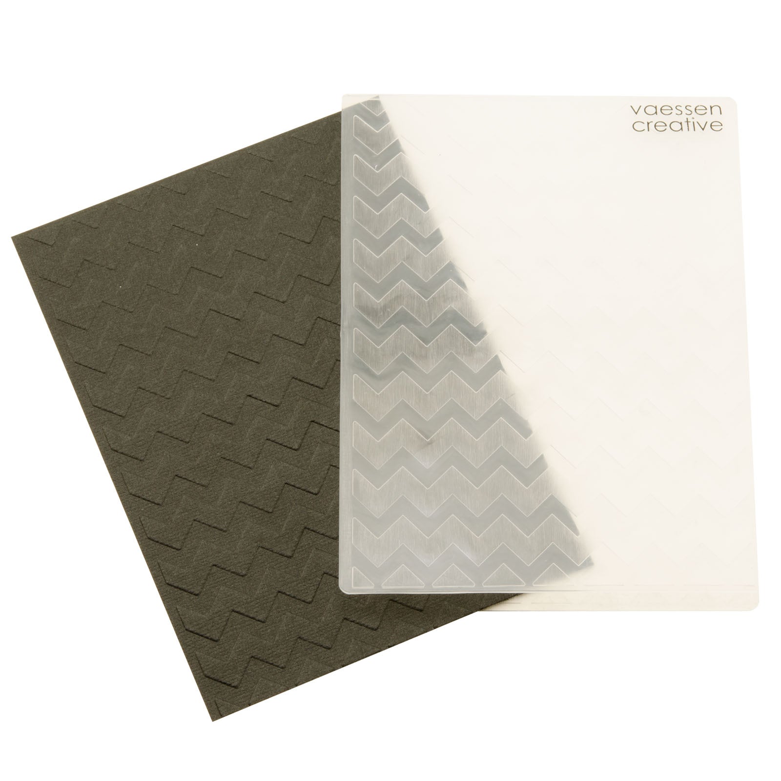 Vaessen creative • love it dossier de gaufrage chevron