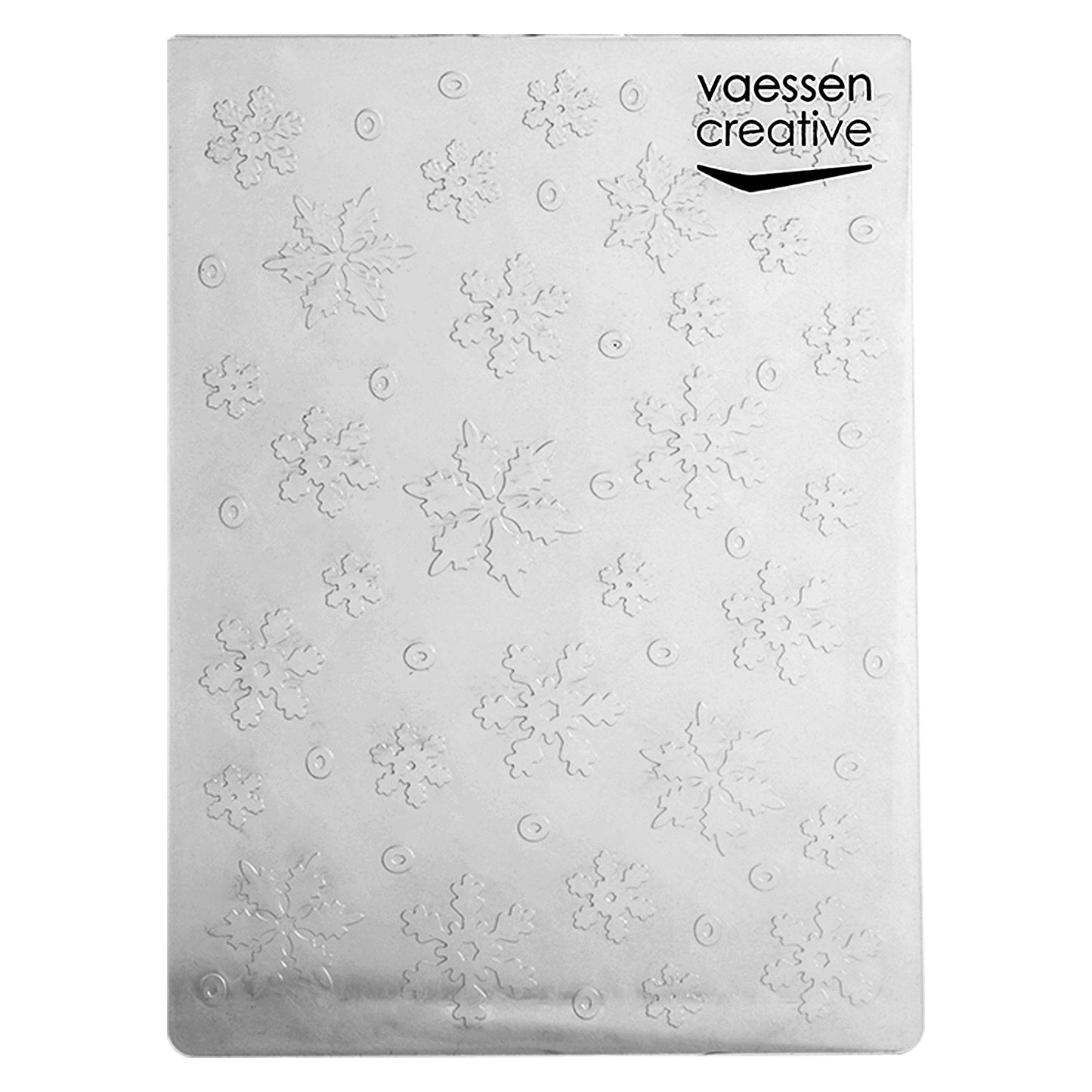 Vaessen creative • dossier de gaufrage flocons de neige