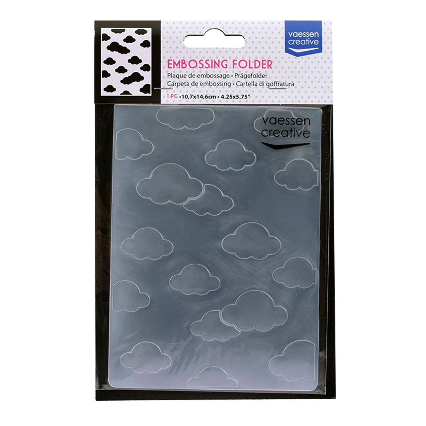 Vaessen creative • gaufrage de nuages de dossiers