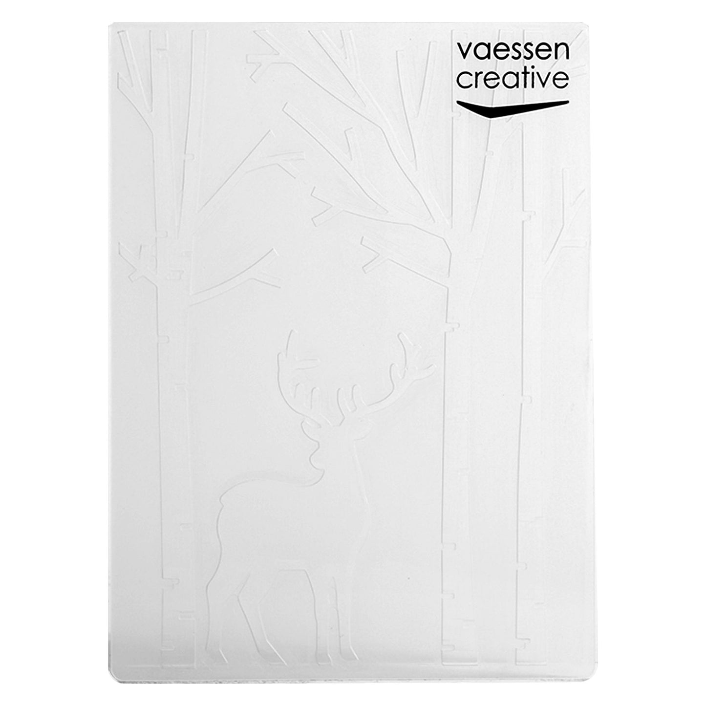 Vaessen creative • dossier de gaufrage cerf en forêt