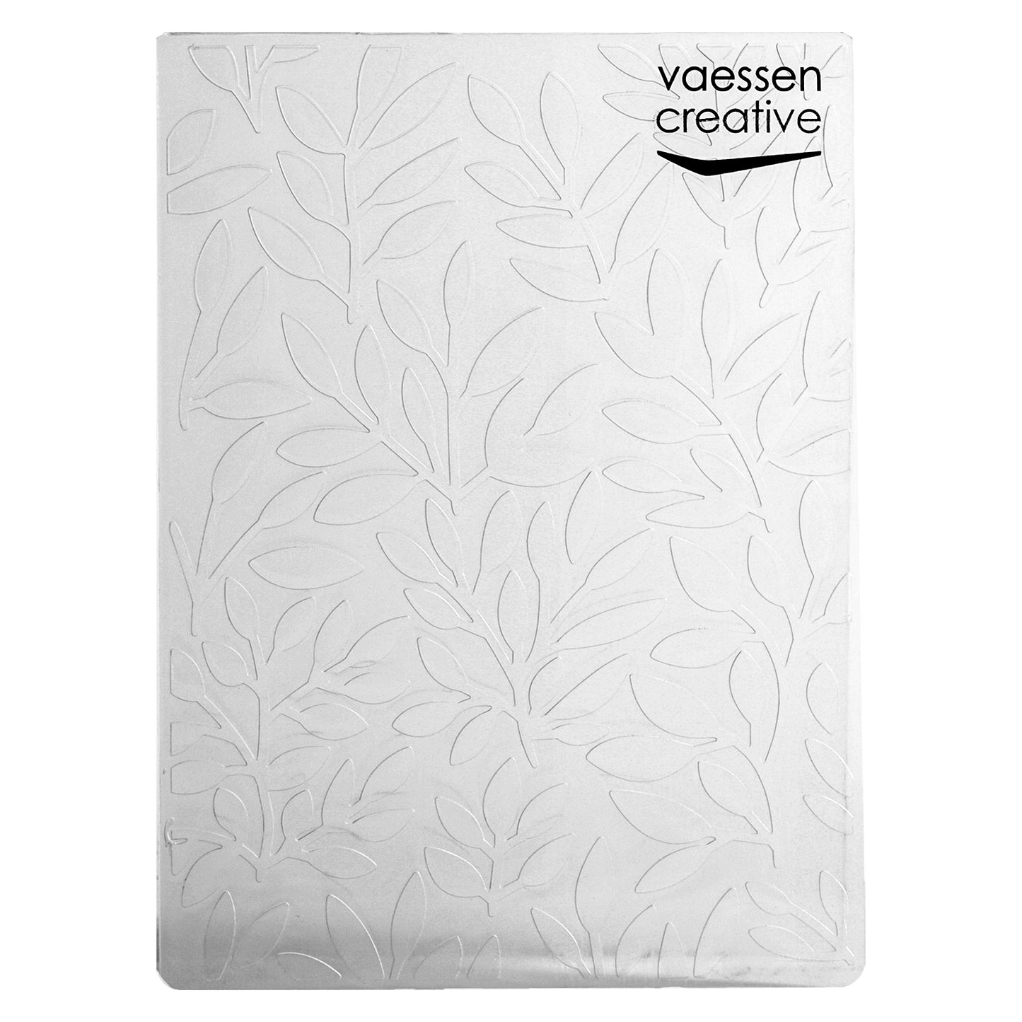Vaessen creative • dossier à gaufrer branches avec feuilles
