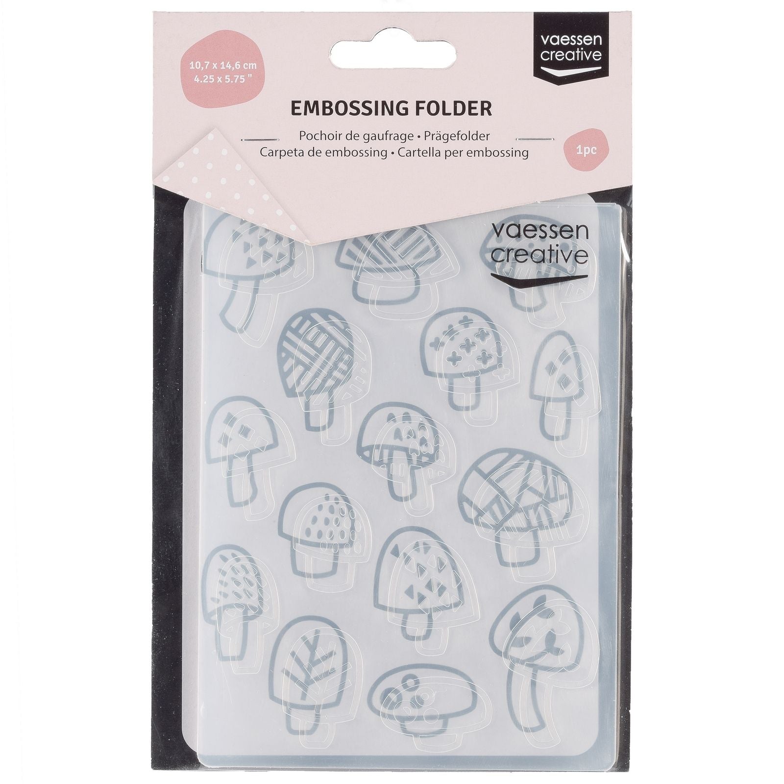 Vaessen creative • dossier de gaufrage espèces de champignons