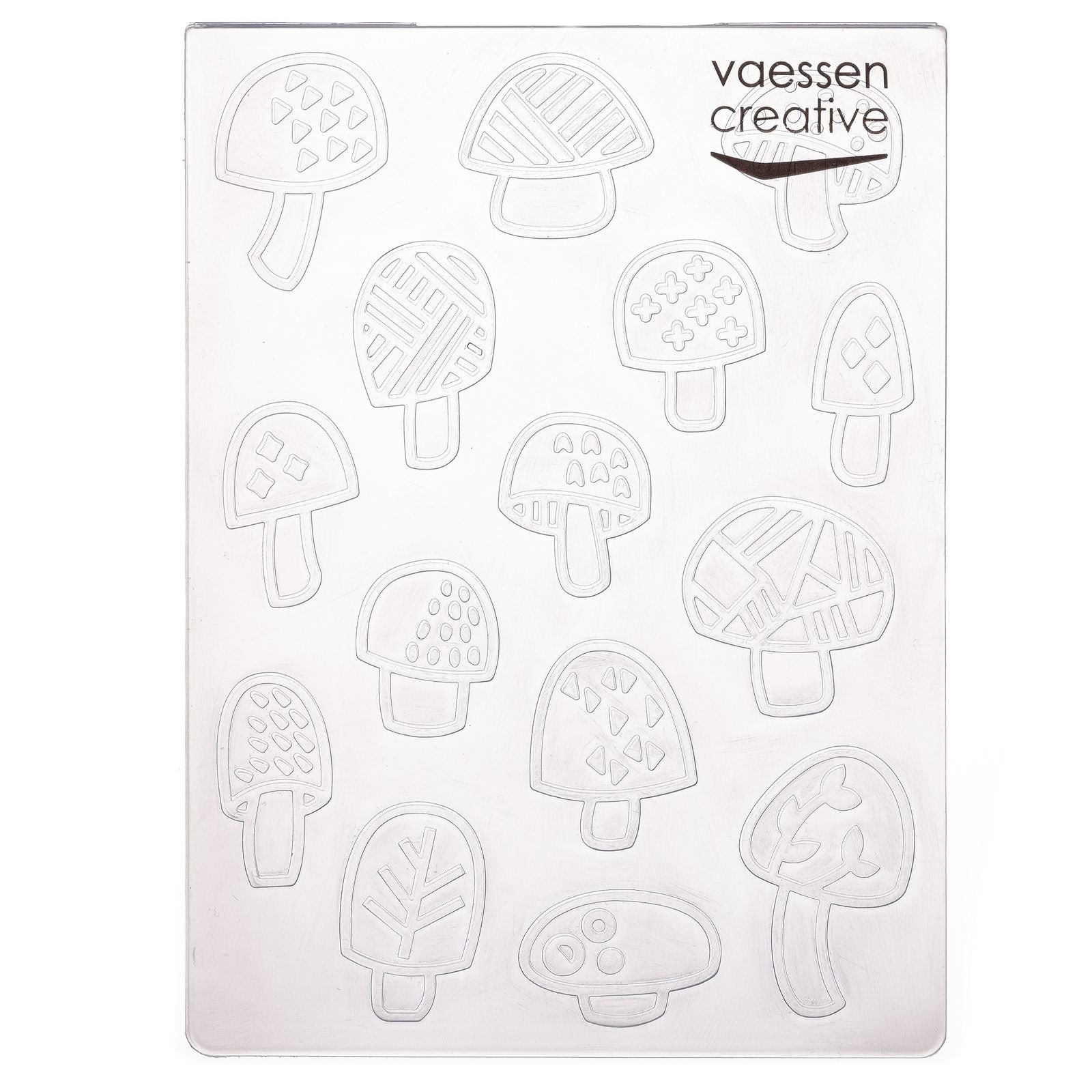 Vaessen creative • dossier de gaufrage espèces de champignons