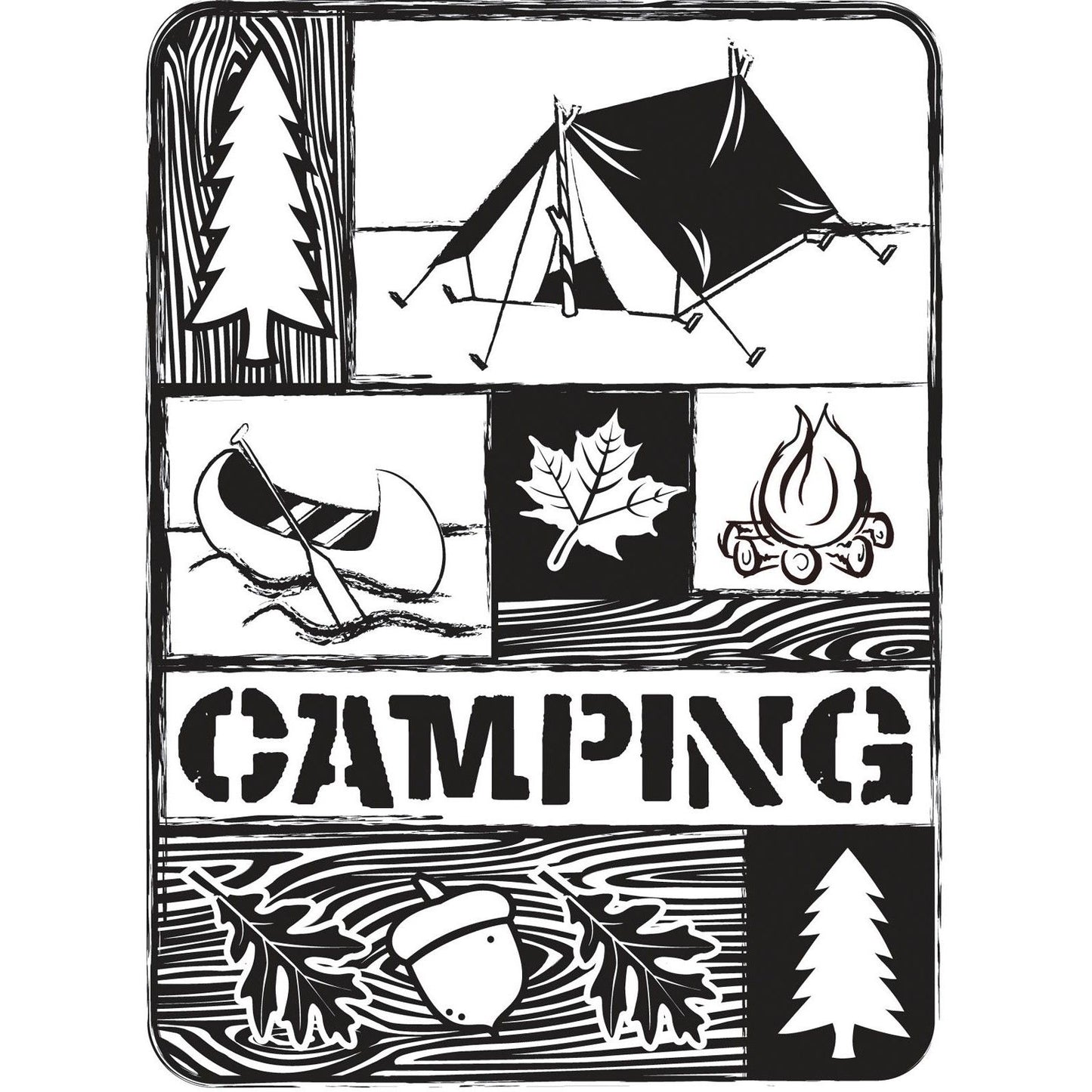 Vaessen creative • dossier de gaufrage camping