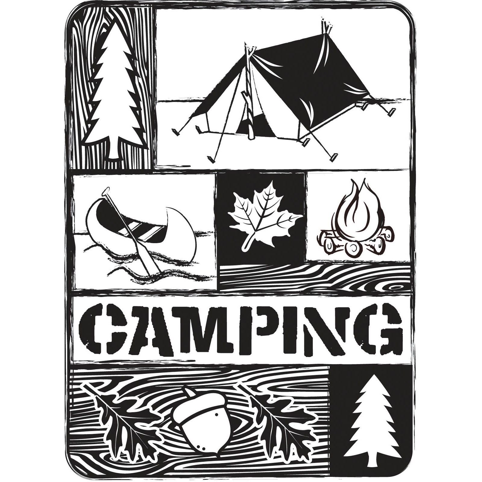 Vaessen creative • dossier de gaufrage camping