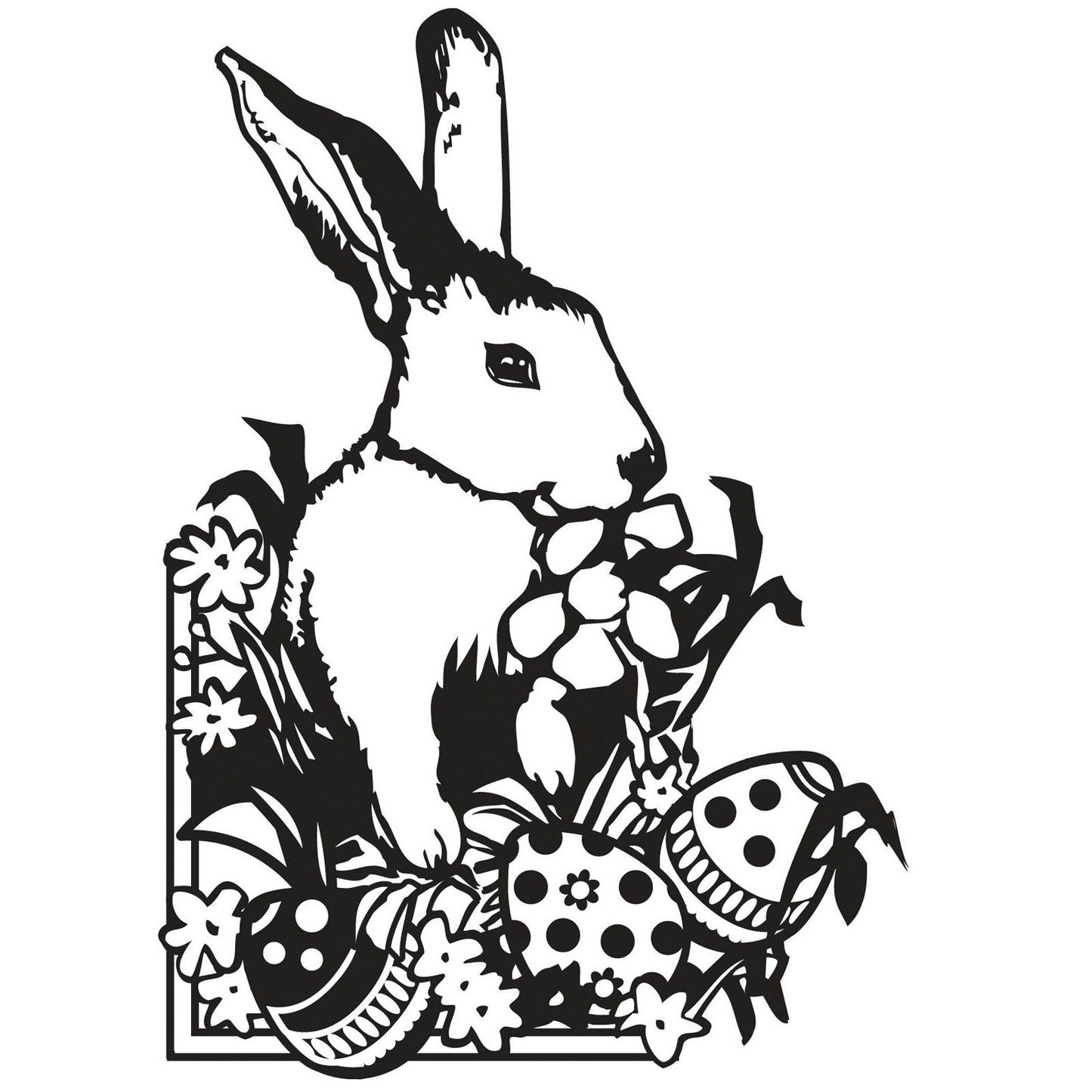 Vaessen creative • dossier de gaufrage Lapin de Pâques