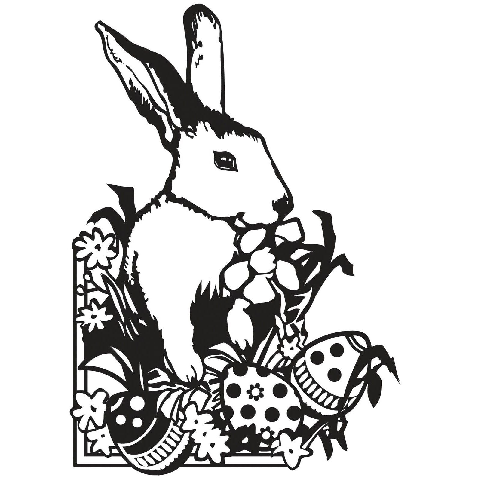 Vaessen creative • dossier de gaufrage Lapin de Pâques