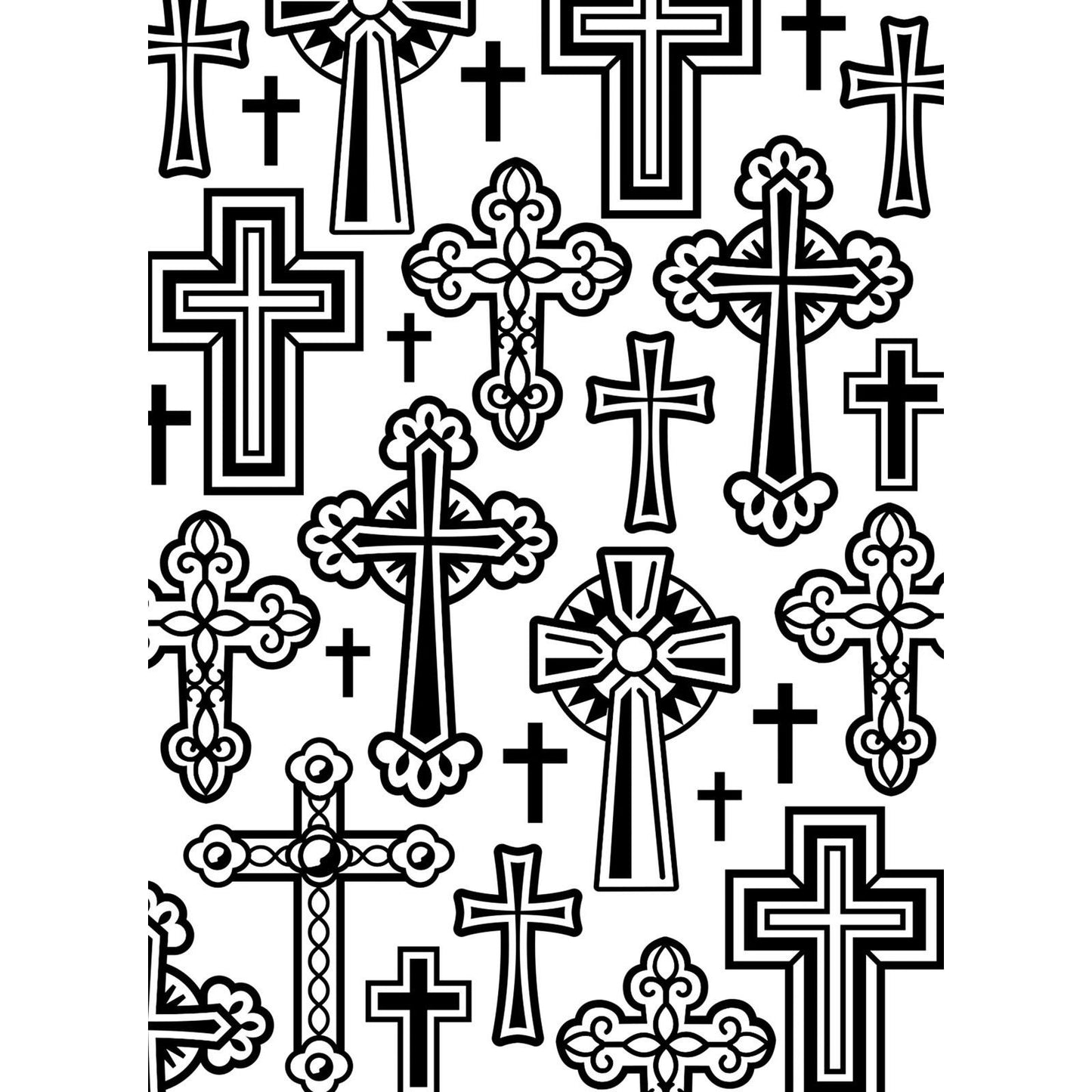 Vaessen creative • dossier de gaufrage croix