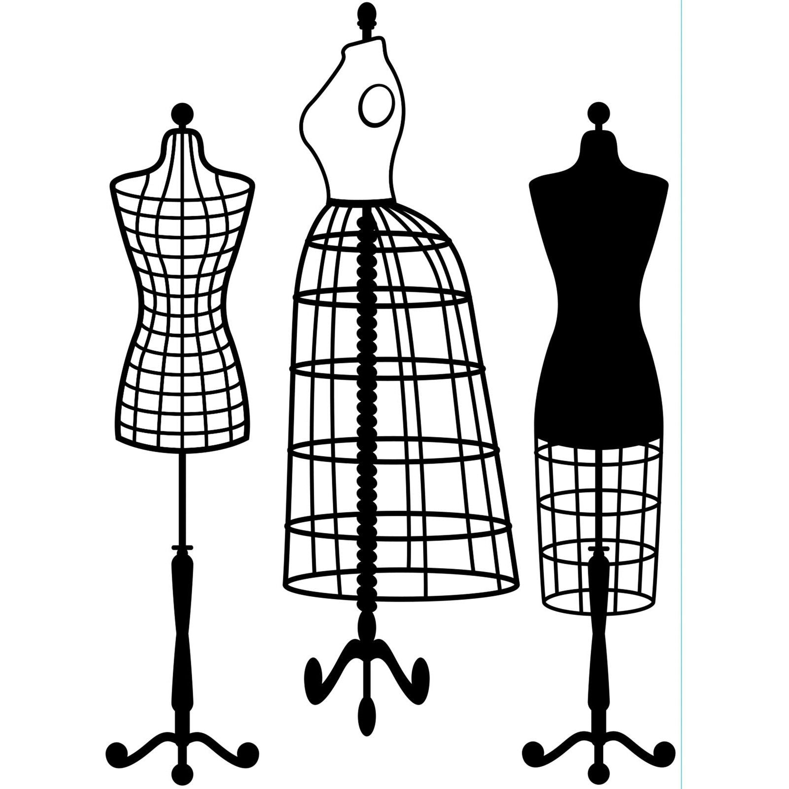 Vaessen creative • dossier de gaufrage forme de robe