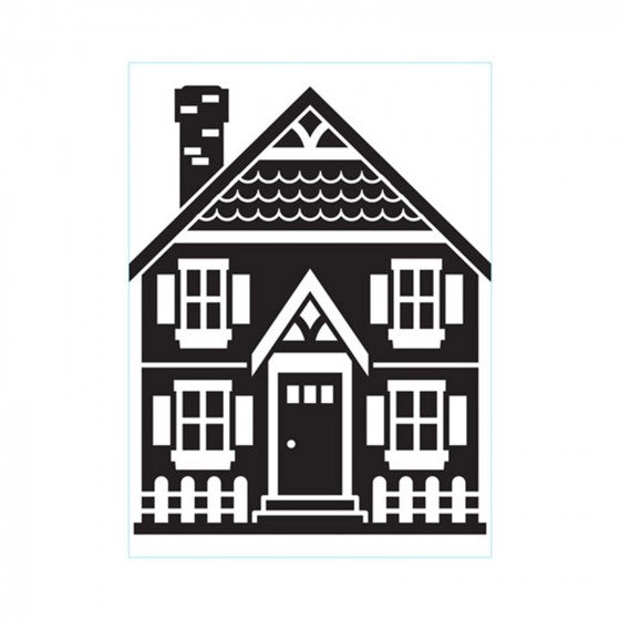 Vaessen creative • dossier de gaufrage maison avec clôture