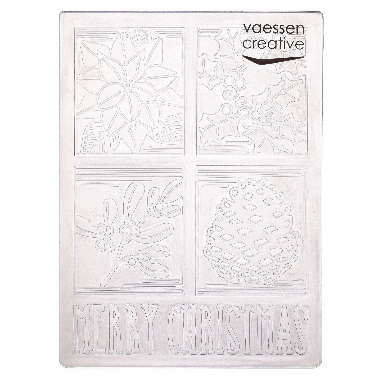 Vaessen creative • dossier de gaufrage Etiquettes de Noël