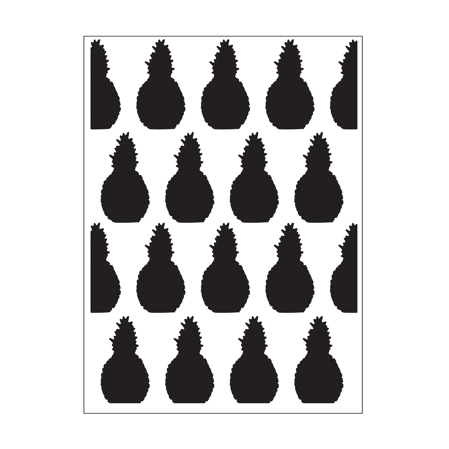 Vaessen creative • dossier de gaufrage ananas