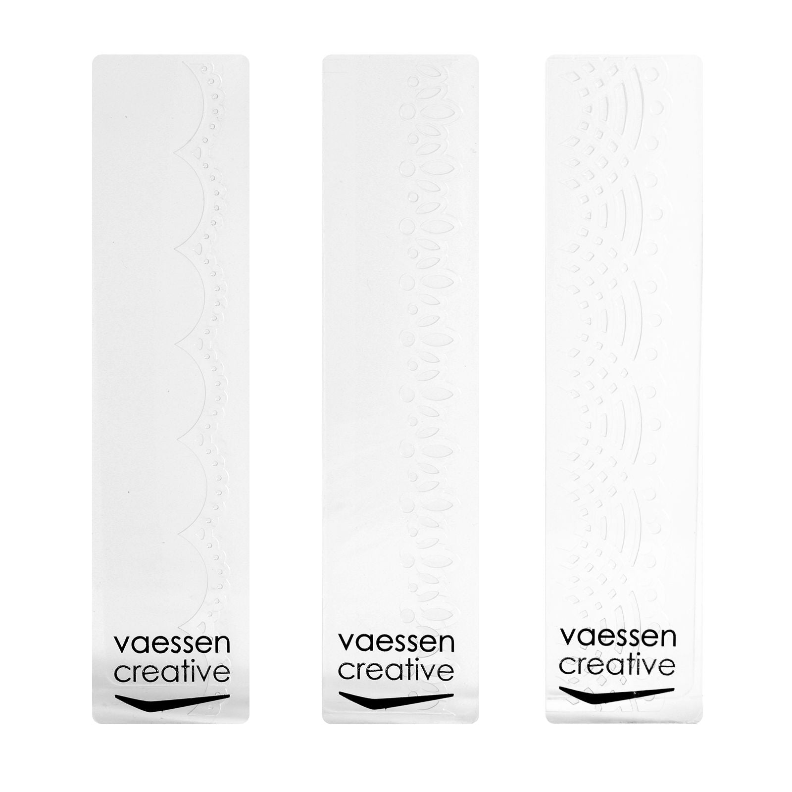Vaessen creative • dossier de gaufrage bords décoratifs 3 pcs.