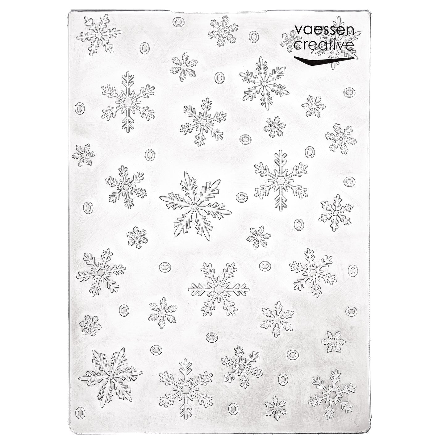 Vaessen creative • dossier de gaufrage flocon de neige
