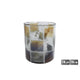 Photophore Cozydecor blocs verre 11x11x13cm