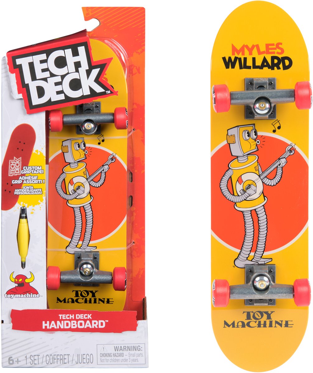Tech deck, planche à main de machine jouet, mini skateboards authentiques (pour utilisation manuelle uniquement)