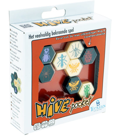 Jeu de poche de jeu de voyage Tucker's Fun Factory Hive - incl. extensions moustiques et coccinelles