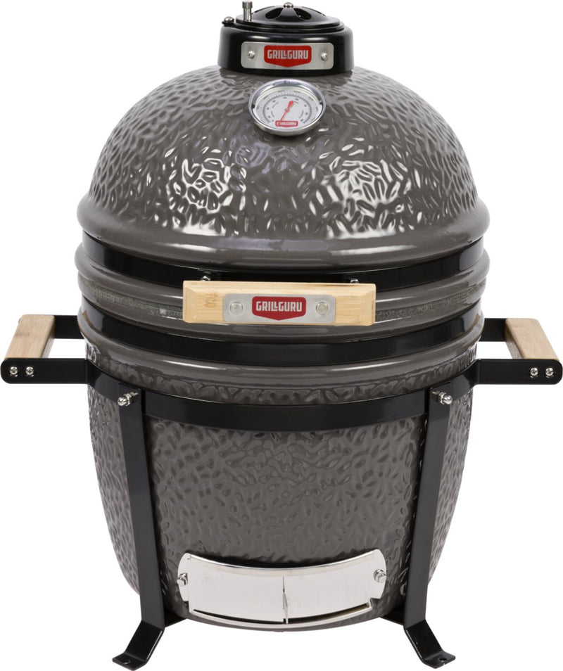 Grill guru kamado barbecue original compact ø33cm ø13inch - complet - gris