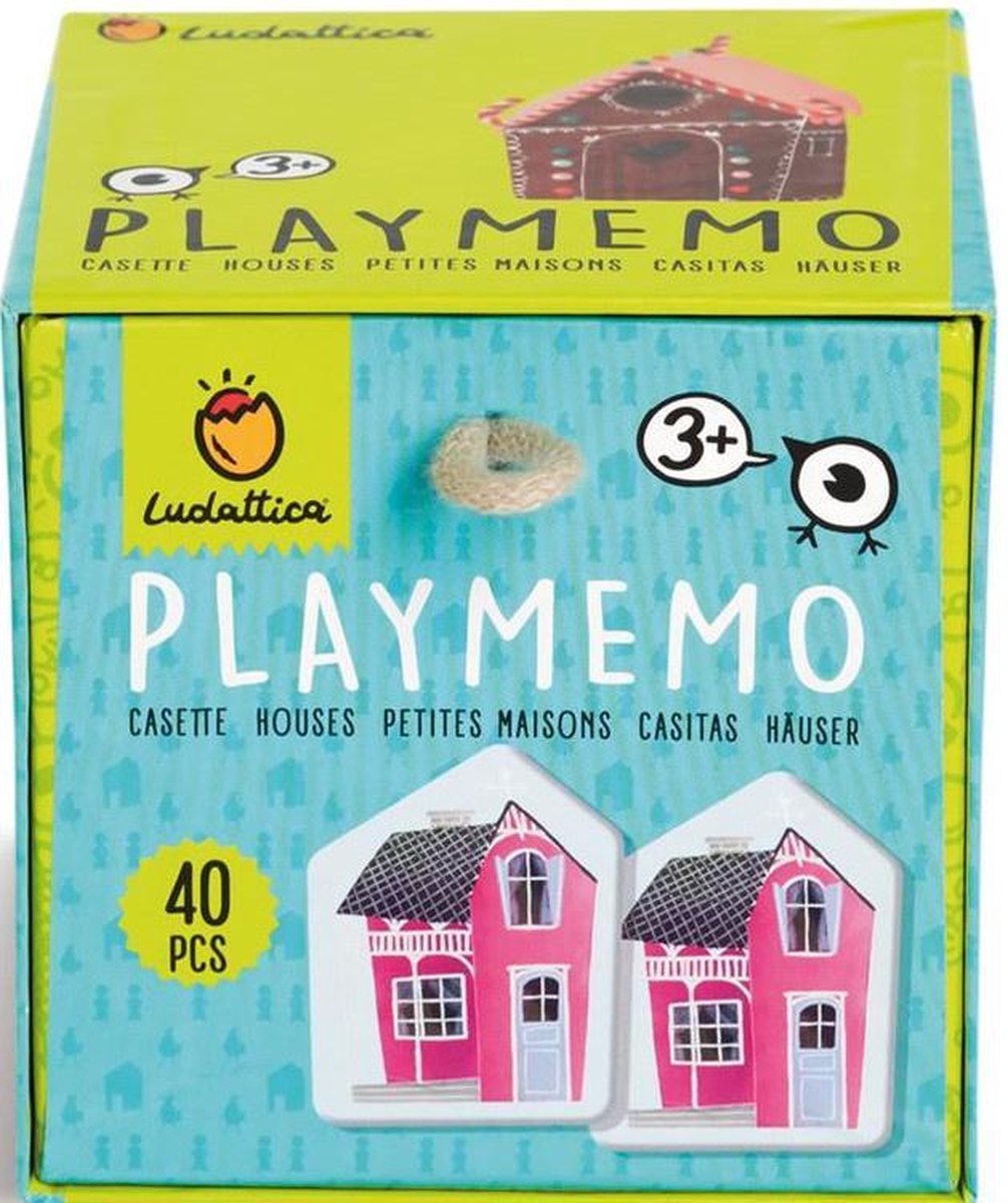 Ludattica mémo maisons junior carton 40 pièces