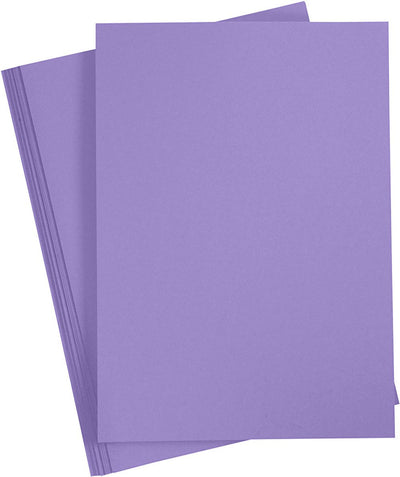 Creativ company carton coloré violet A4, 20 feuilles