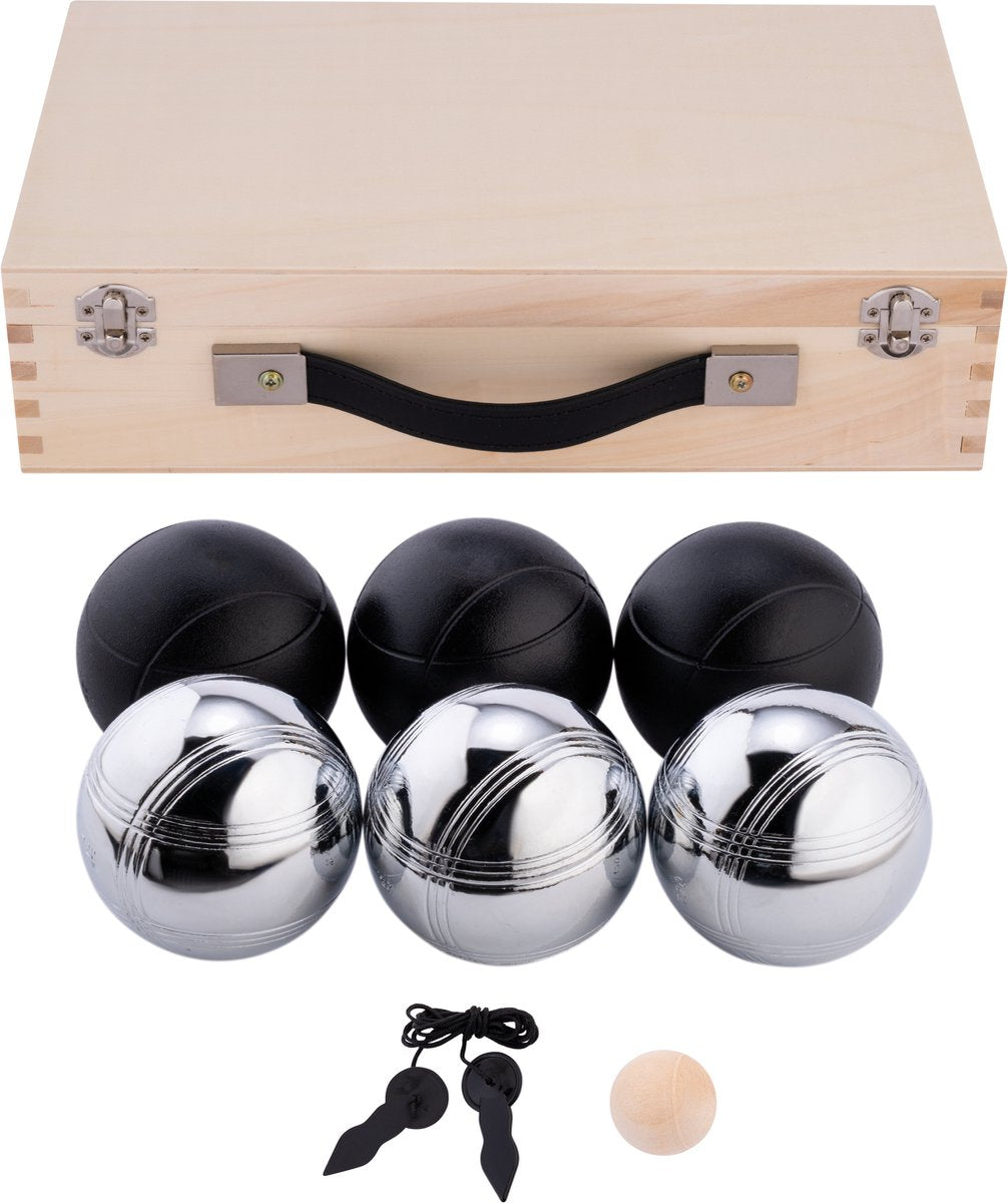 Jeu de Boules dans une valise de luxe, 6 balles