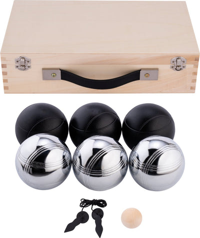 Jeu de Boules dans une valise de luxe, 6 balles