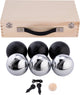 Jeu de Boules dans une valise de luxe, 6 balles