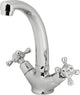 Robinet de lavabo Plieger Charleston – robinet de lavabo – deux boutons – robinet de lavabo classique – chrome