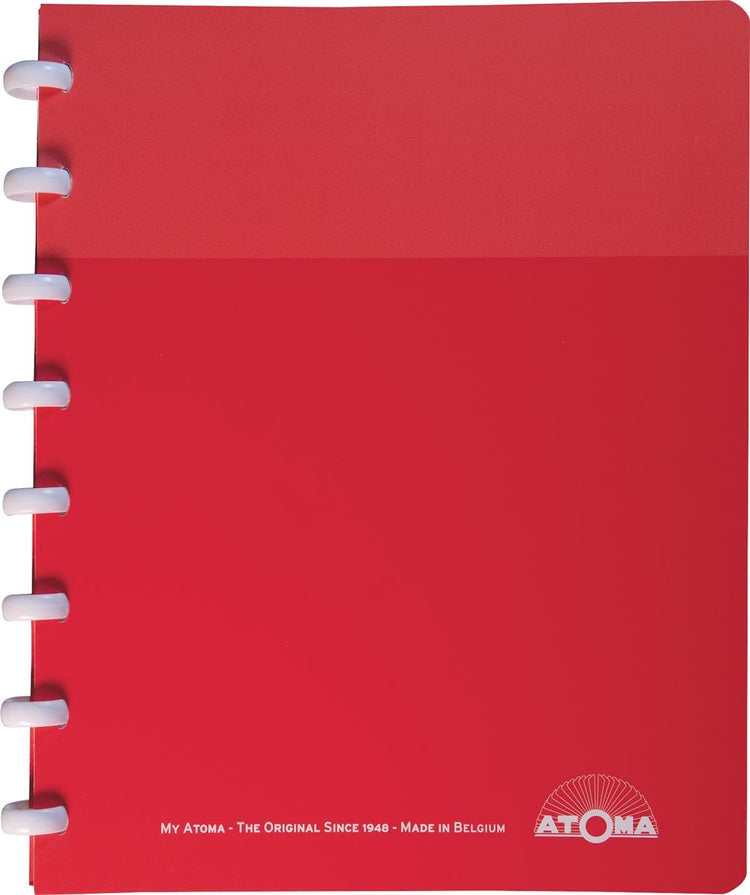 Atoma mon carnet créatif, ft a5, 144 pages, commercial à carreaux, couleurs assorties 10 pièces