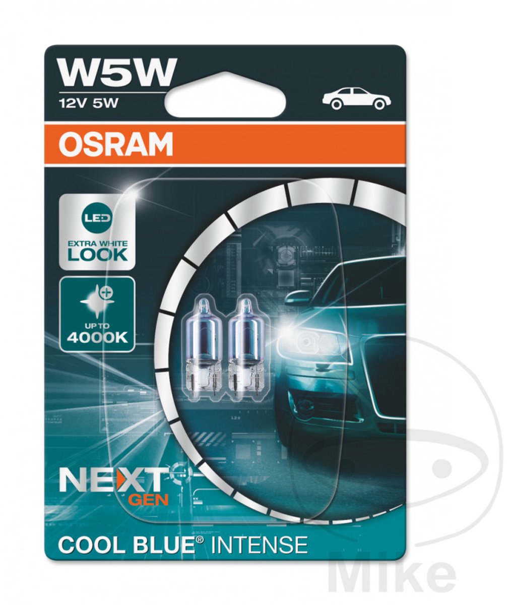 Osram cool blue intense (nouvelle génération) w5w-t10 2825cbn