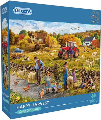 Gibsons - Happy Harvest (par Greg Giordano) - 1000 pièces 68×49cm (l×h) - puzzle pour adultes