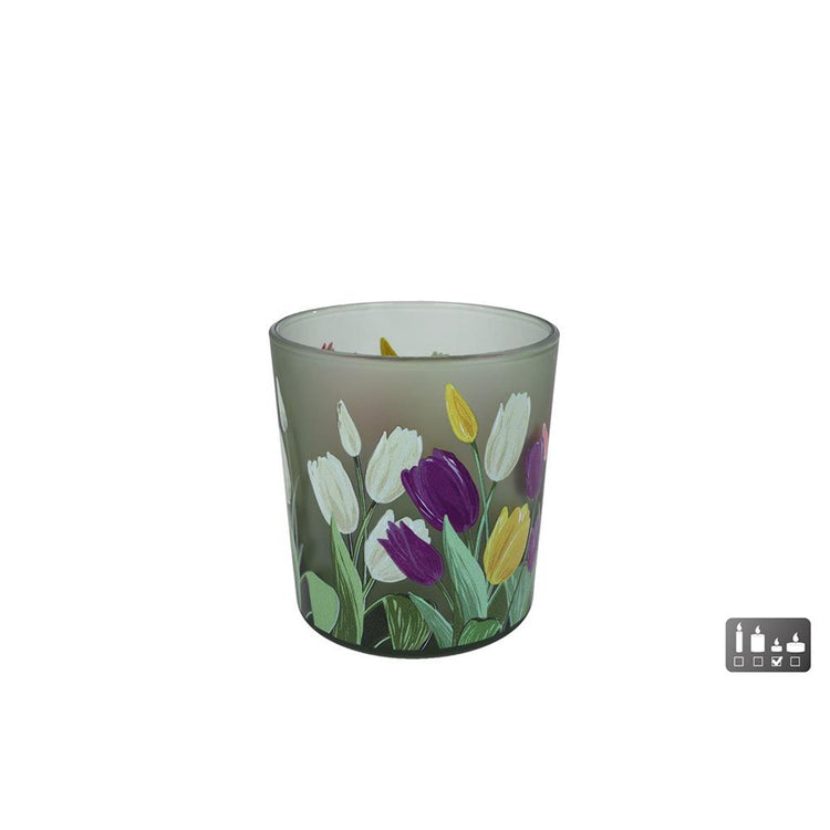 Solder Tulp Tulp S Verre multicolore 7.5x7.5x8cm