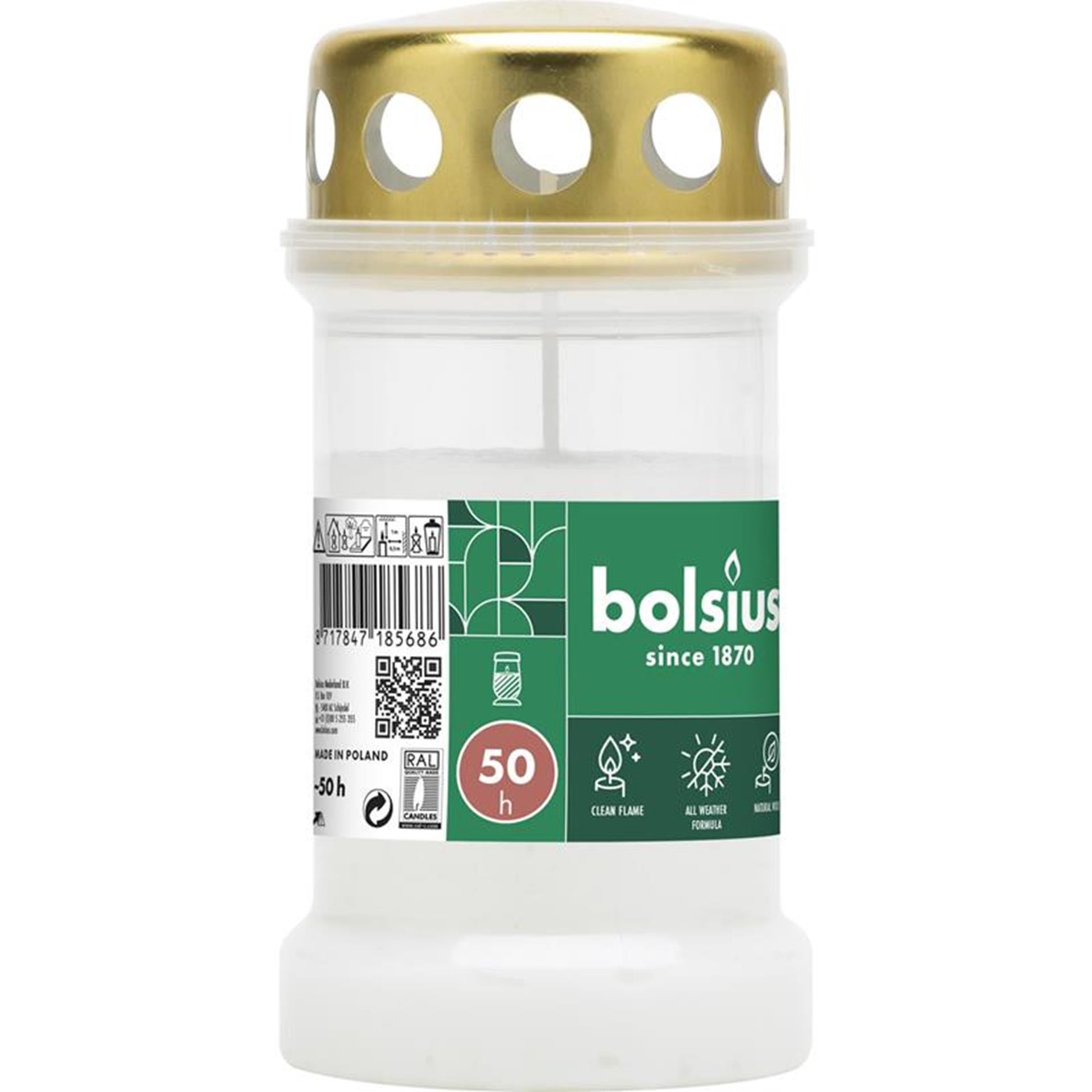 BOLSIUS CRÈME LÉGER COMMORMORATIVE AVEC LID