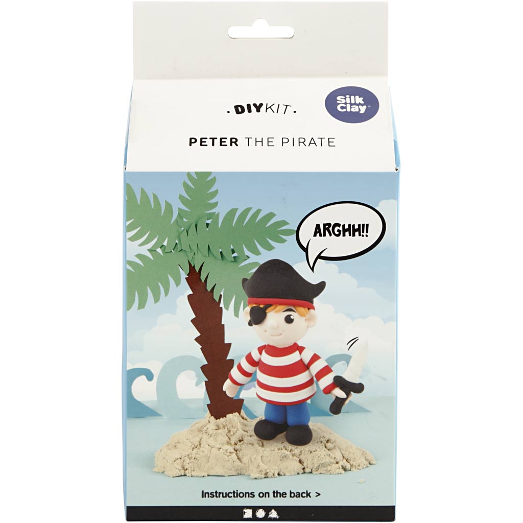 Amis drôles en pâte à soie, Pierre le pirate, 1 boîte