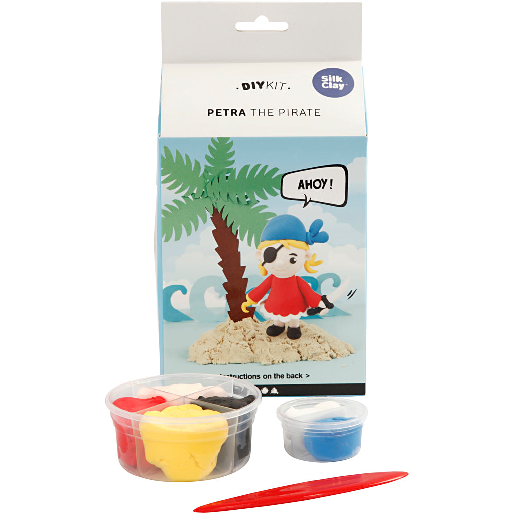 Amis drôles en pâte à soie, Petra la pirate, 1 set