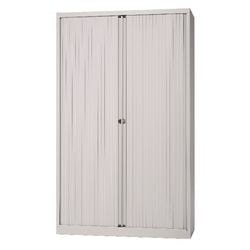 Armoire à portes roulantes bisley et412194slg445 étagères en acier serrure 198x120x43 l. gris