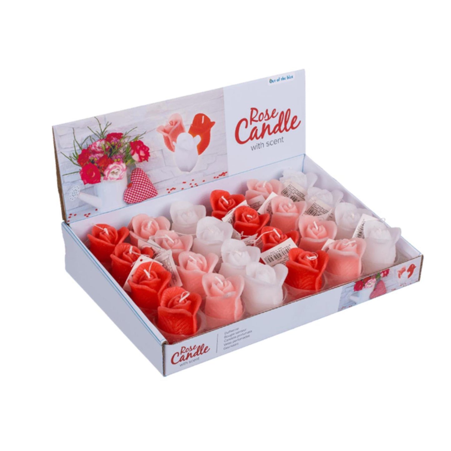Bougie Ootb rose 6x4cm