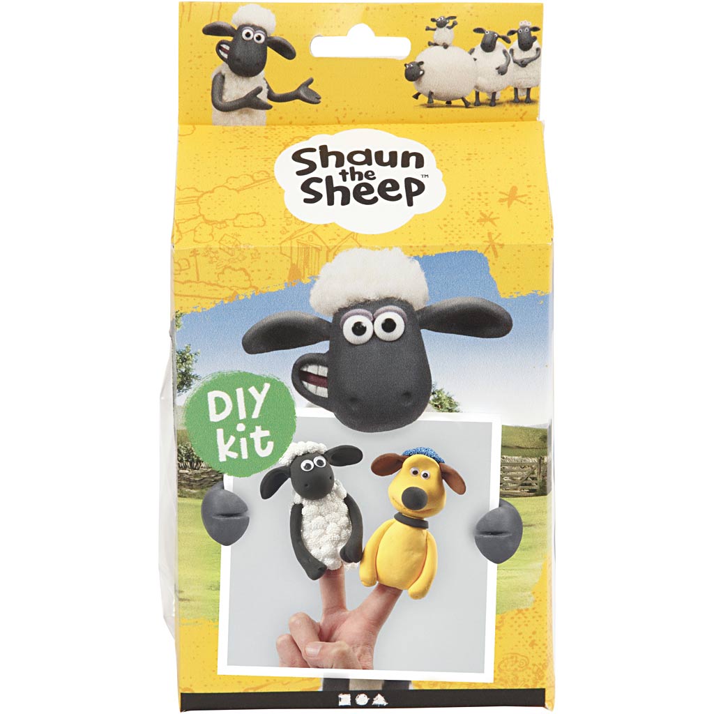 Marionnettes à doigts Shaun le mouton, 1 set