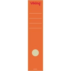 Dossier étiquettes dos viking rouge 10 morceaux de papier