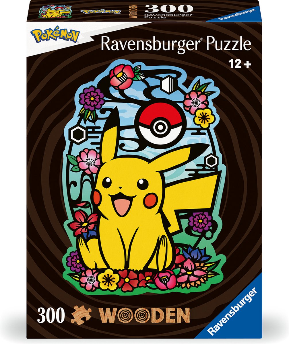 RAVENSBURGER PUBSIONNE DE JIGSAW PIKACHU, 300ST.