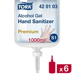 Gel désinfectant pour les mains Tork S1 Premium 1l transparent