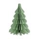 Dijk natural collections papier sapin de Noël 12x12x18cm vert clair