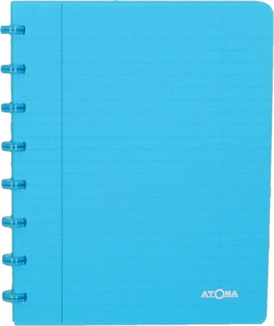 Carnet tendance Atoma | pi a5 | 144pages | doublé | turquoise transparent