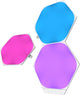 Pack d'extension Nanoleaf formes hexagones - 3 panneaux - éclairage intelligent - siri, google, alexa