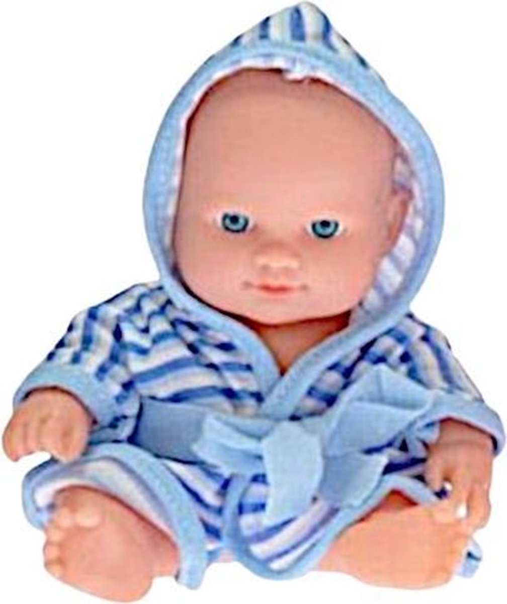 poupée bébé avec peignoir, 20 cm