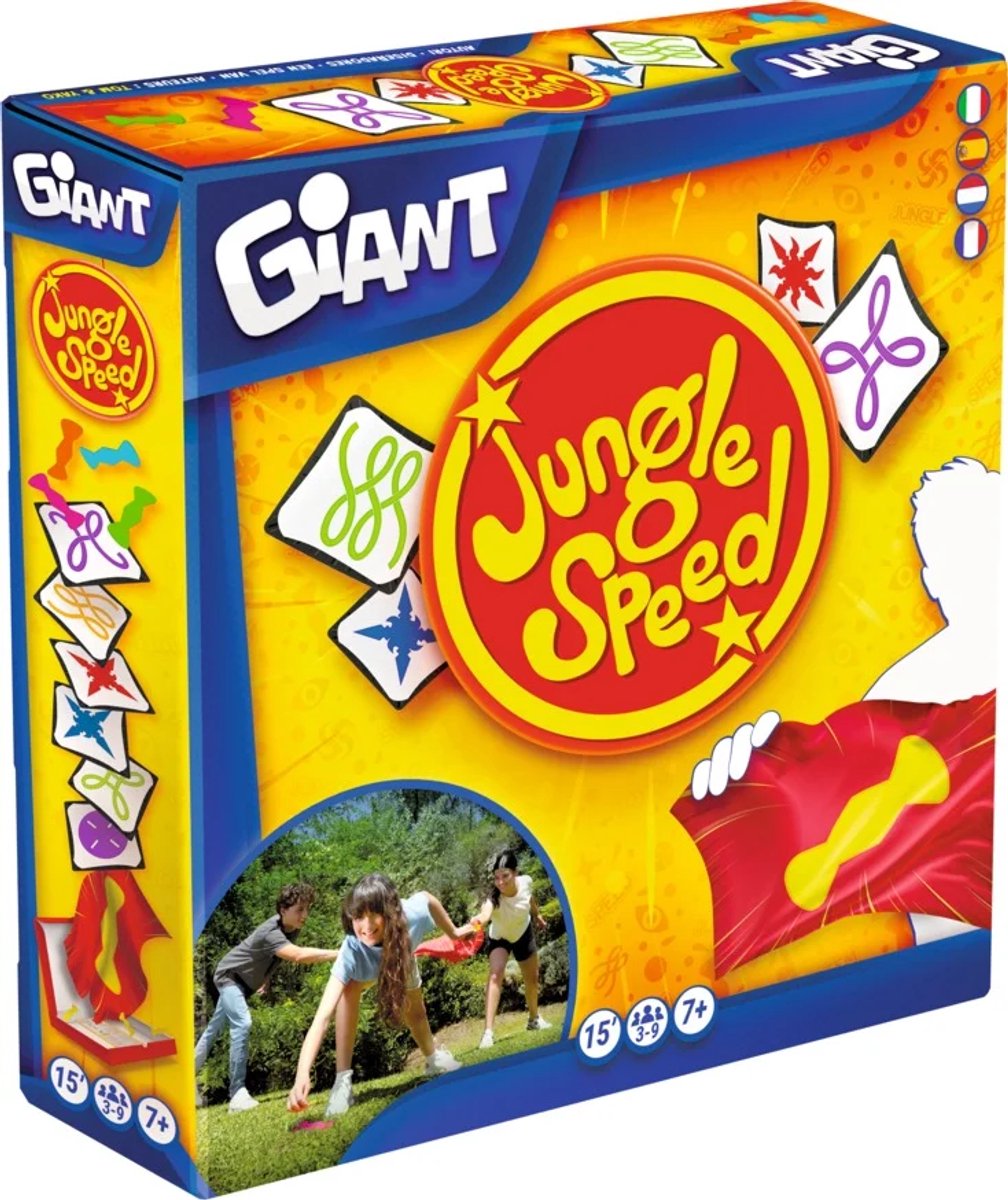 Géant de vitesse zygomatique de la jungle - jeu de cartes - 7+