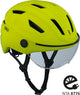 Bbb cycling move faceshield casque de vélo électrique transparent - casque speed pedelec - vélo électrique - cyclomoteur - jaune fluo - taille l - bhe-57