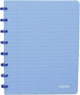 Carnet tendance Atoma, ft a5, 144 pages, ligné, bleu transparent 1 pièce